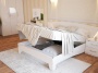  Кровать Венеция с подъемным механизмом Белый 140x200